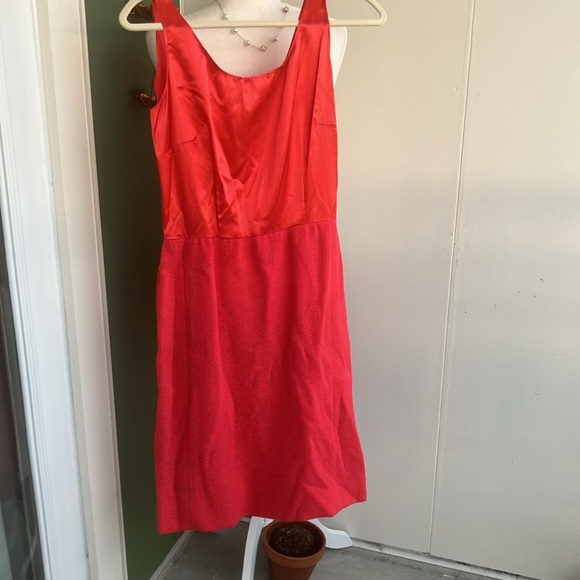 Vintage 60s Coral Two Piece Dress Set - Picture 10 of 16